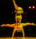 Estatuas vivientes de oro - dúo Acrodreams